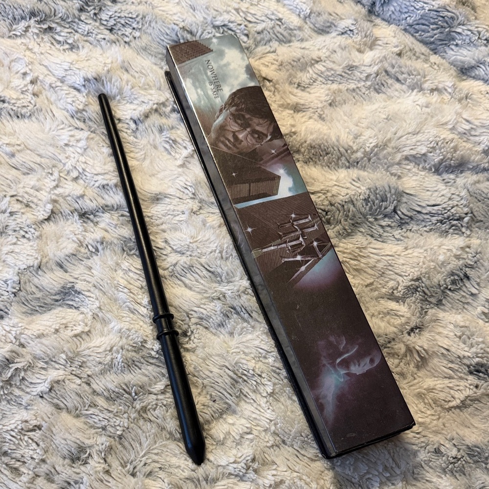 Black Magic Wand with Box Harry Potter 7 Draco Malfoy wand